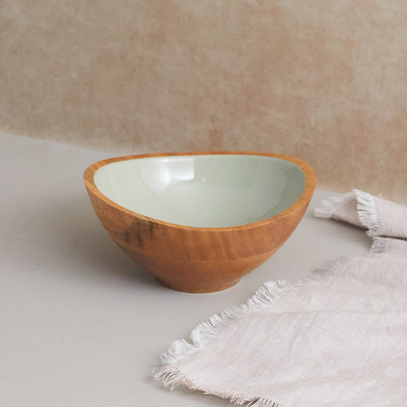 Madras Medium Bowl, Sage - Rustike Home