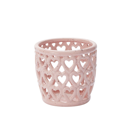 Cherished Pink Hearts Orchid Pot