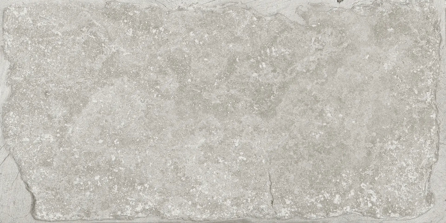 Limestone Alternative 7.87″ × 7.87″ Square Porcelain Floor Tile - Rustike Home