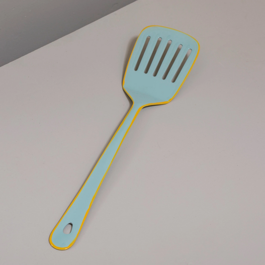 Vintage Enamel "Bright Blueberry" Spatula - Rustike Home