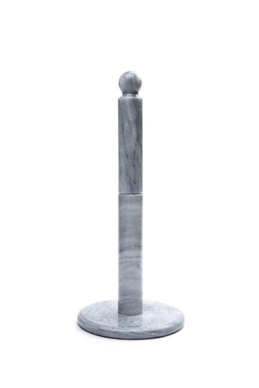 White Marble Paper Towel Holder - Rustike Home