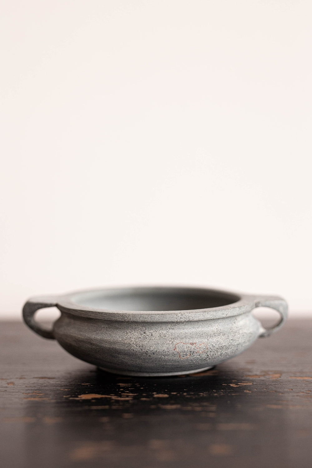 Soapstone Bowl Gray Blue Slate Stone - Rustike Home