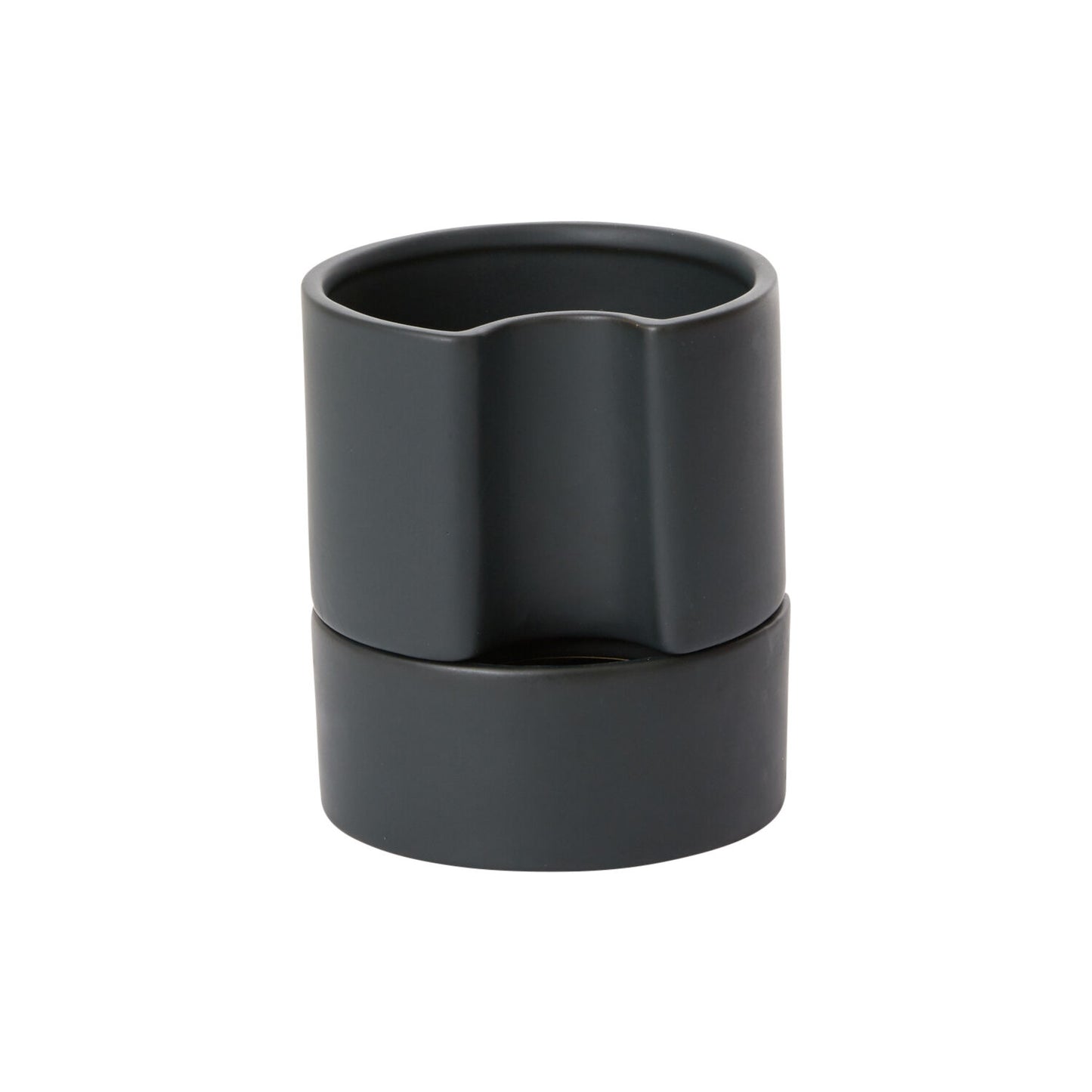 Jett Pot White, Black Planter Pot for Plants | Home Decor - Rustike Home