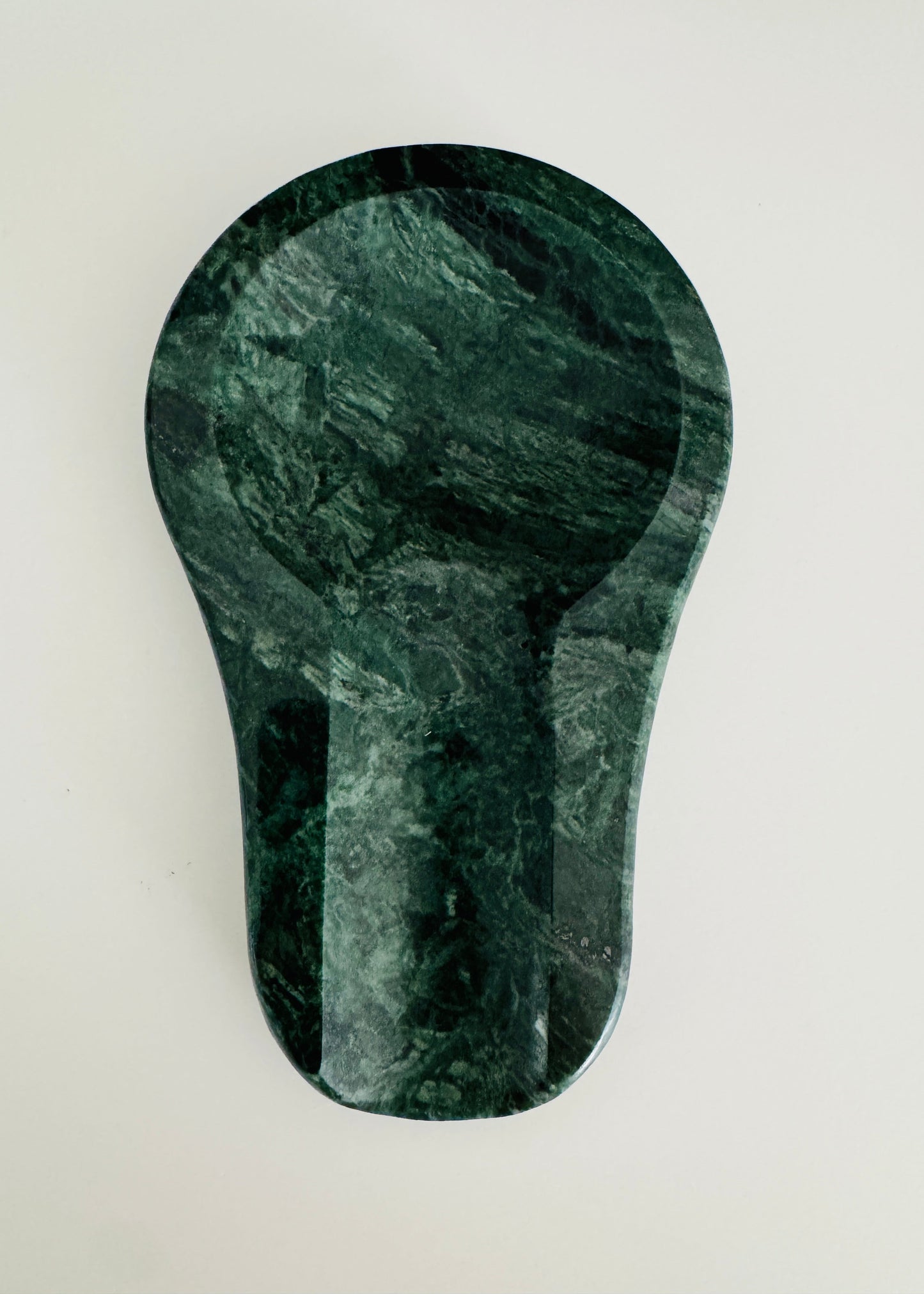 Kitchen Green Marble Spoon Rest | Natural Stone - Rustike Home
