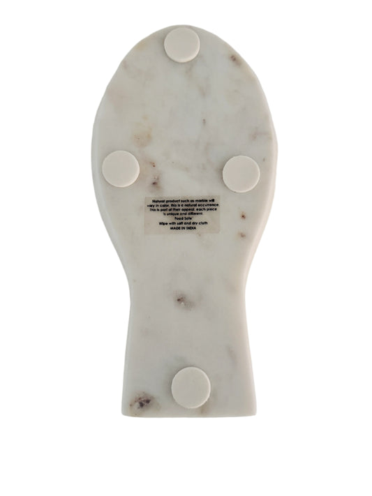 Kitchen White Marble Stone Spoon Rest | Natural Stone - Rustike Home