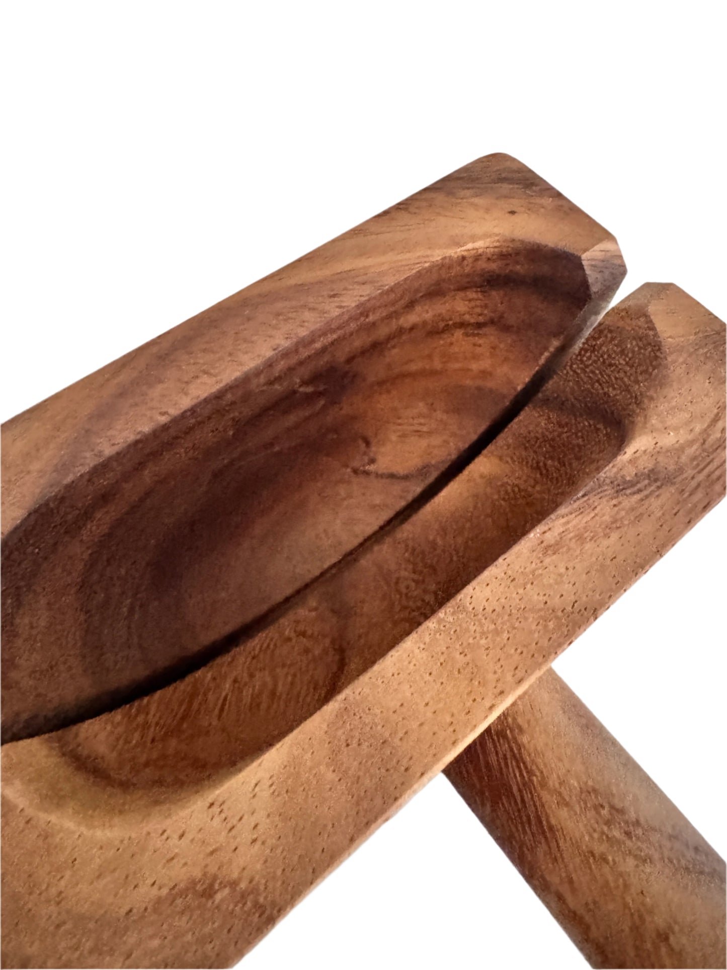 Ironwood Acacia Wood Bagel Miter - Rustike Home