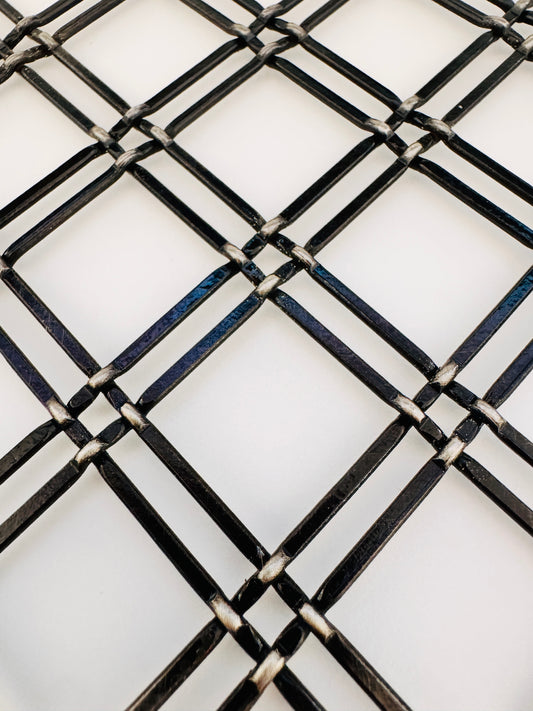 Antique Silver "Calgary" Decorative Wire Mesh