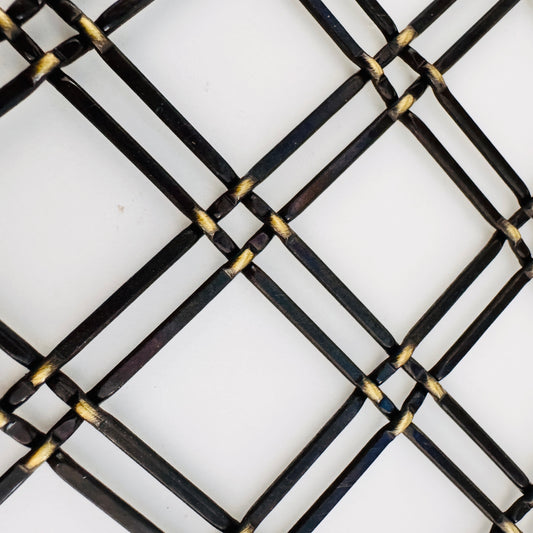 Antique Brass "Calgary" Decorative Wire Mesh