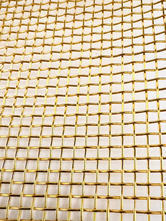 Mesh Brass .028" Wire Dia "Vancouver" Decorative Wire Mesh