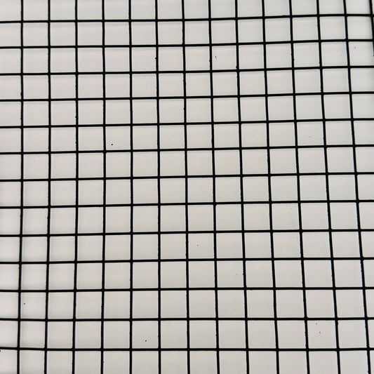 Square Black Wire 2" Wire Dia "Brantford" 19 Gauge Mesh - Rustike Home