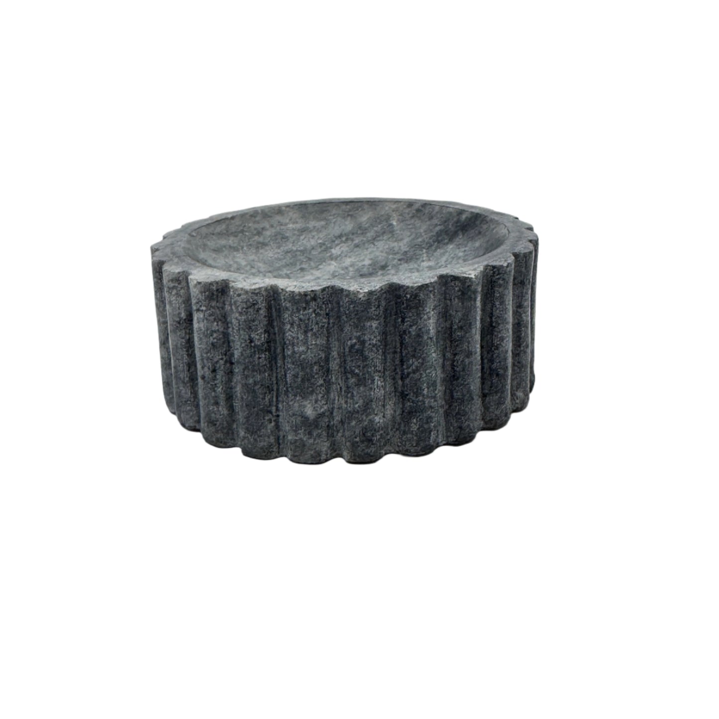 Fluted Soap Dish Black Marble | Home Decor - Rustike Home