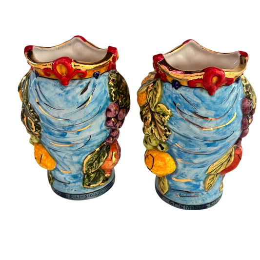 Handmade Sicilian Teste di Moro Ceramic Heads Set |Home Decor - Rustike Home