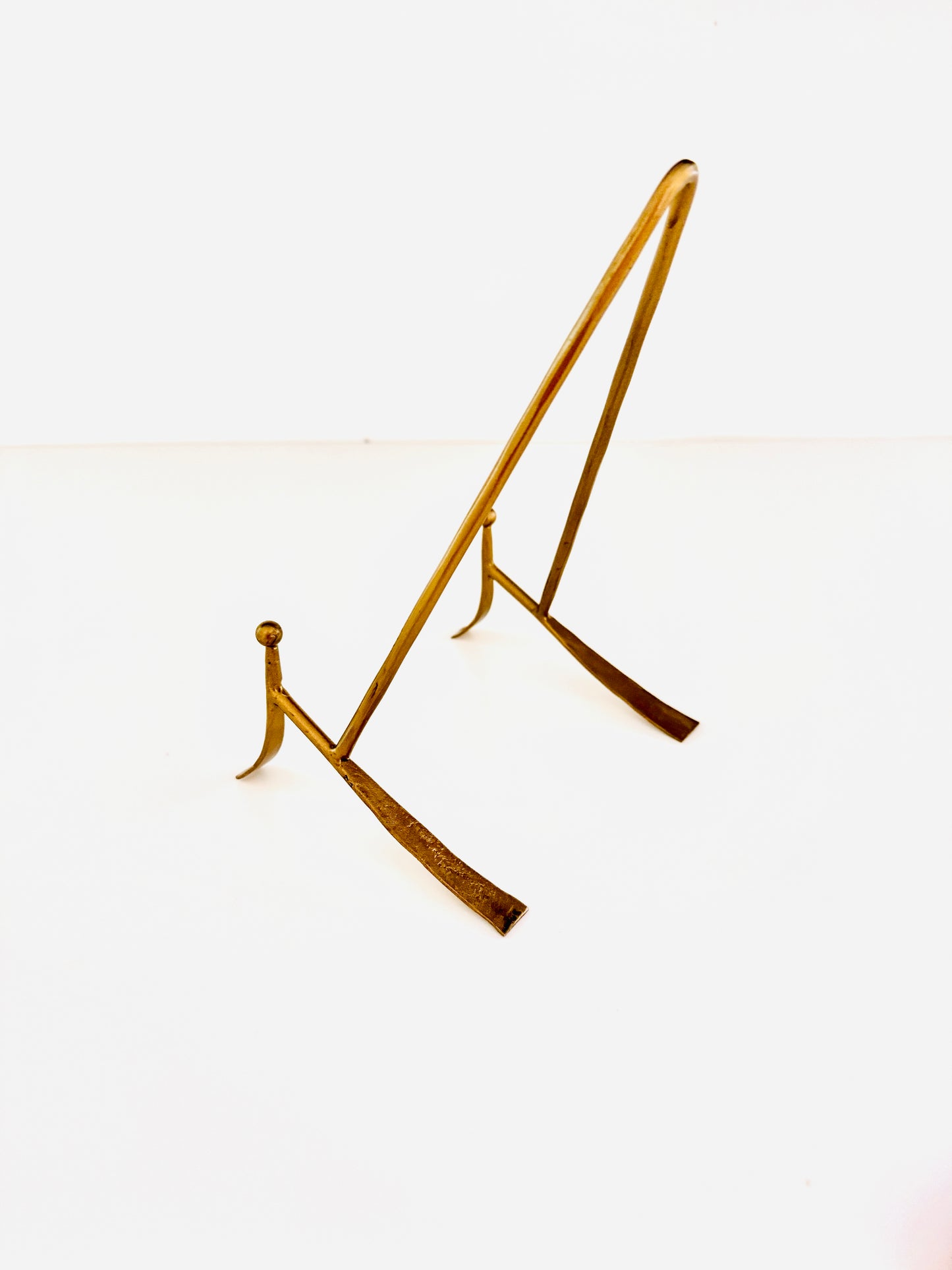 Dual Arm Brass Easel Stand| Home Decor