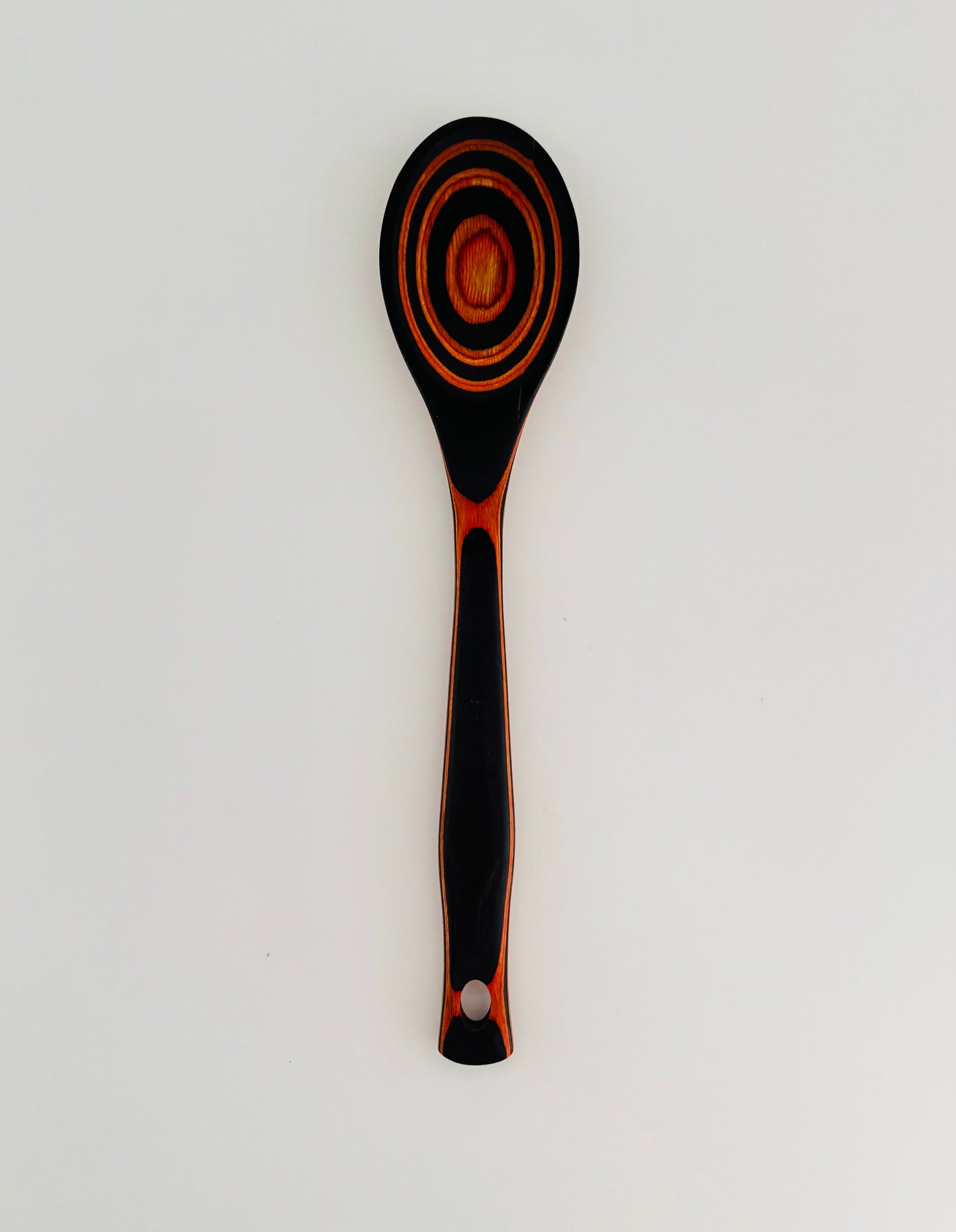Serving Wood Utensils "Orange-Black" Handles | Home Decor