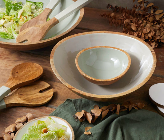 Madras Shallow Bowl, Taupe - Rustike Home