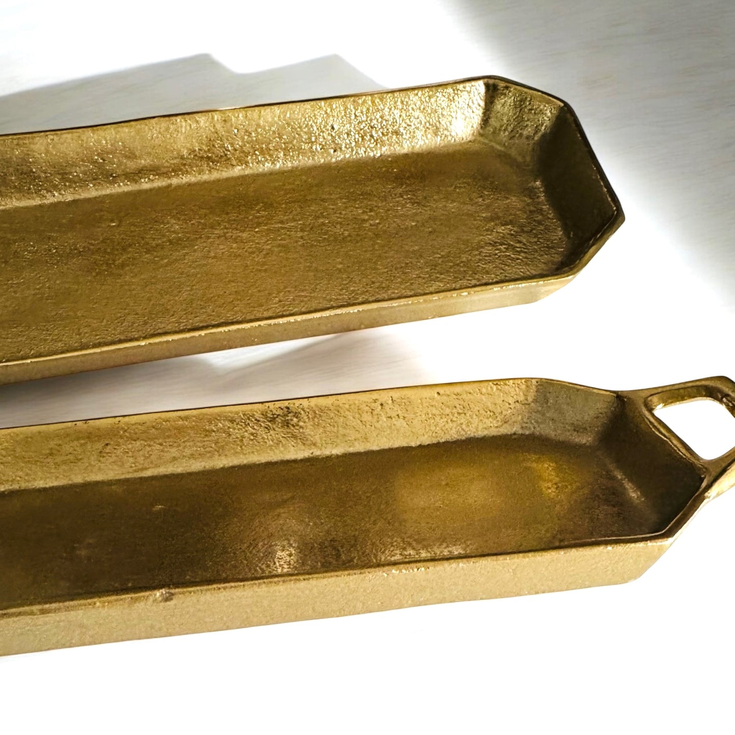 Gold Finish Trays | Home Decor - Rustike Home