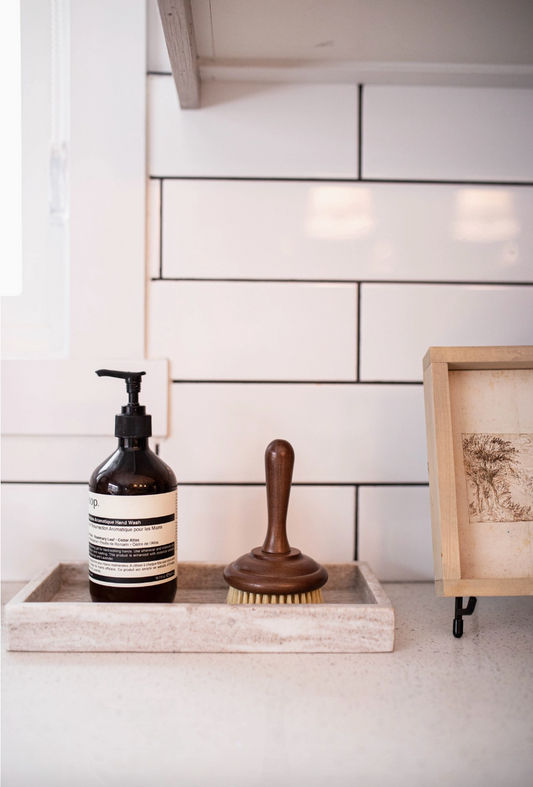 Hand Cut Natural Stone Tray - Rustike Home