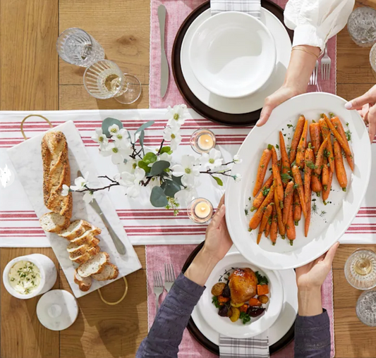 Off-White w/ Veins Marble and Brass Handles Tray | Home decor - Rustike Home