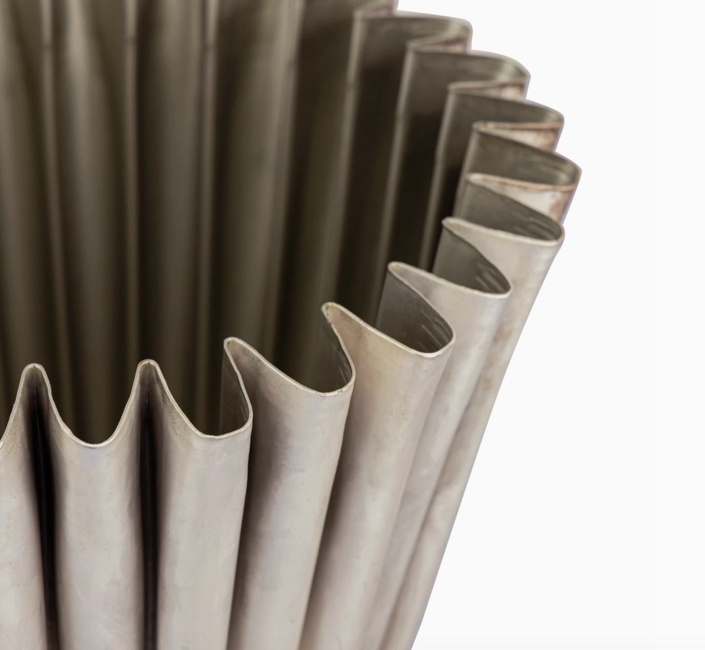 Silver Gold Crackle "Ribbi" Finish Planters Set of 3 | Home Decor - Rustike Home