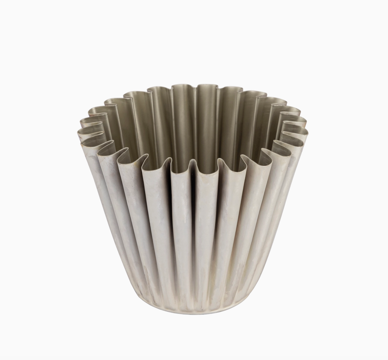 Silver Gold Crackle "Ribbi" Finish Planters Set of 3 | Home Decor - Rustike Home