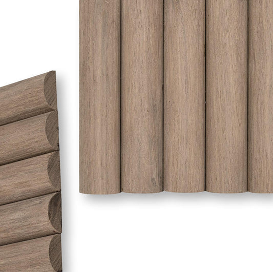 Fluted Tambour Solid Wood Wall Panel Covering - Rustike Home