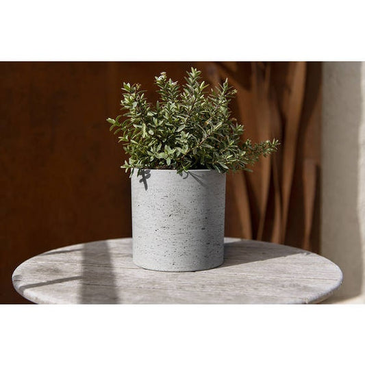 Round Rough Grey Planter 5.9" H Pot for Plants and Home Decor | Style 120 - Rustike Home