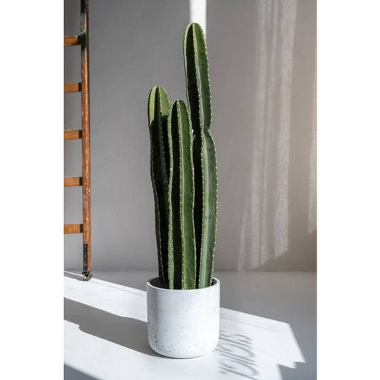 Round Rough White Planter 12.6" Pot for Plants and Home Decor | Style 104 - Rustike Home