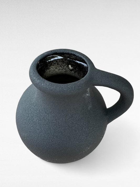 Matte Black Ceramic Vase Pot for Plants and Home Decor - Rustike Home