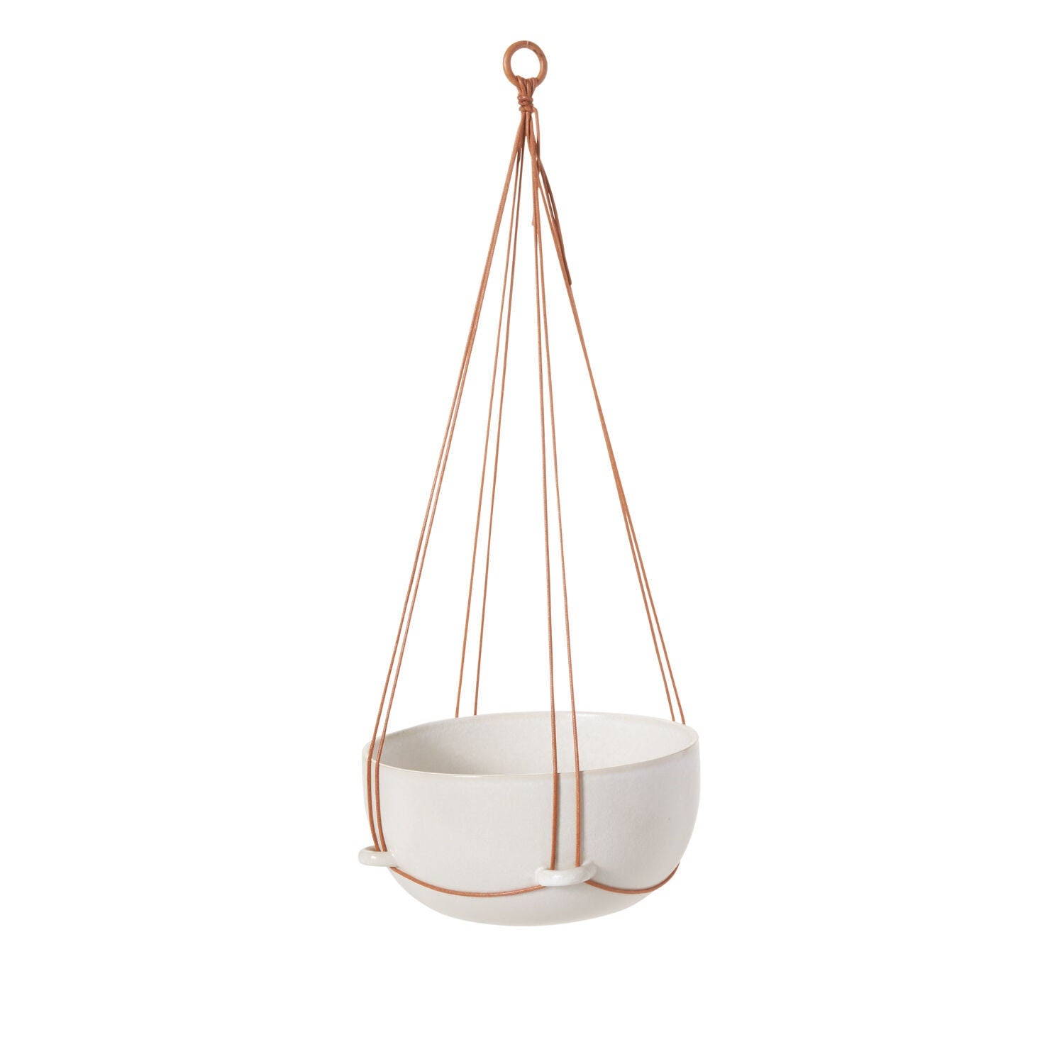 hanging circle planter Round Hanging Planter Monterey Pot with Rope for Plants SMALL
