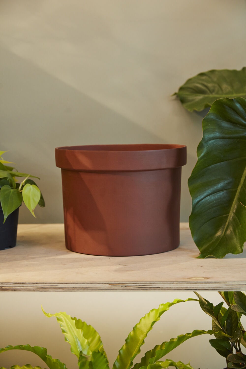 Brown Terracotta "Sunshine" Planter Pot for Plants and Home Decor - Rustike Home