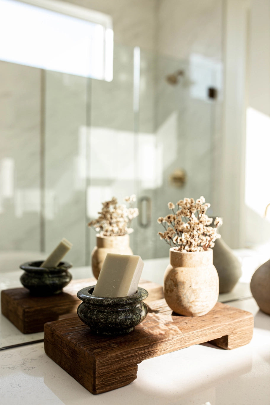 Green Bidasar Stone Decorative Bowl