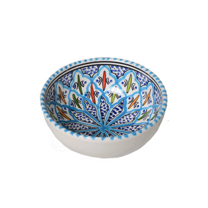 Rosette Hand-Painted Ceramic Cereal & Soup Bowl