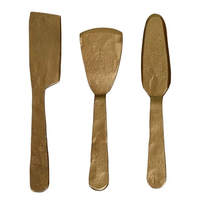 Cheese Tools Brass - Set of 3 - Antique Brass