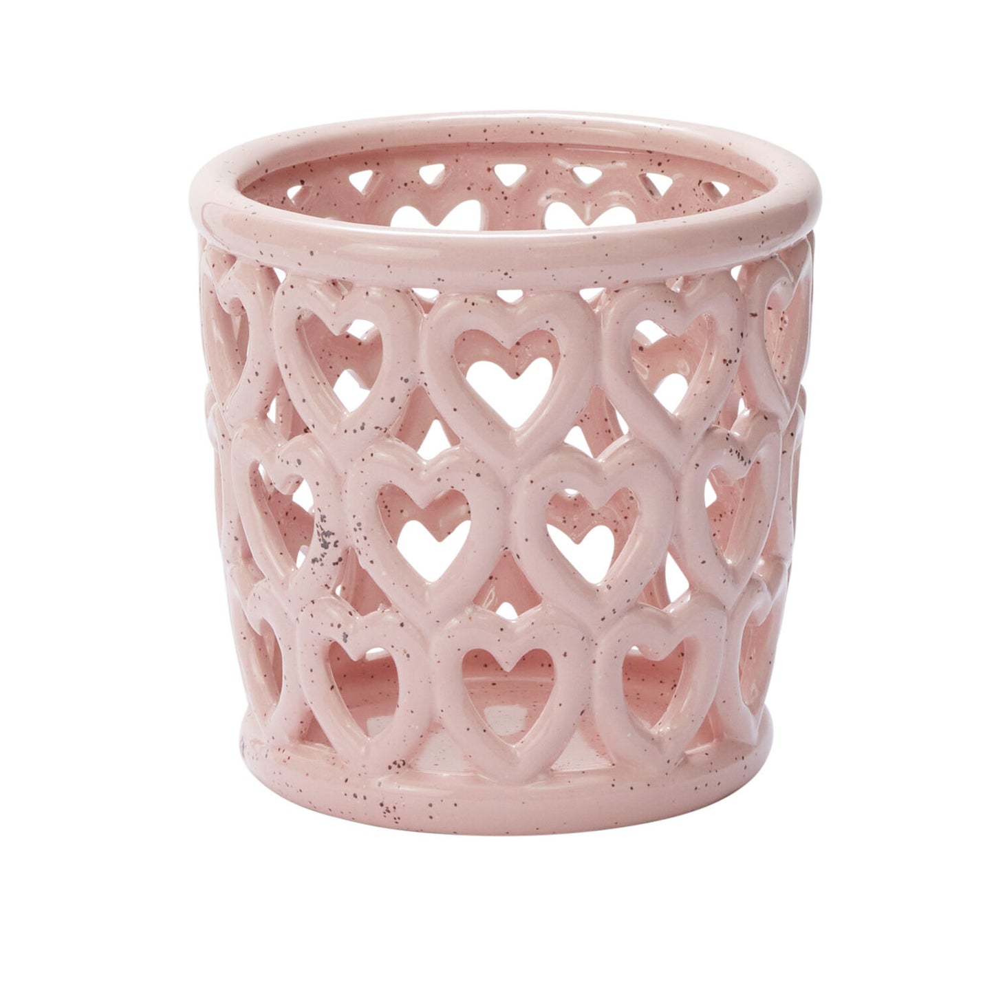 Cherished Pink Hearts Orchid Pot