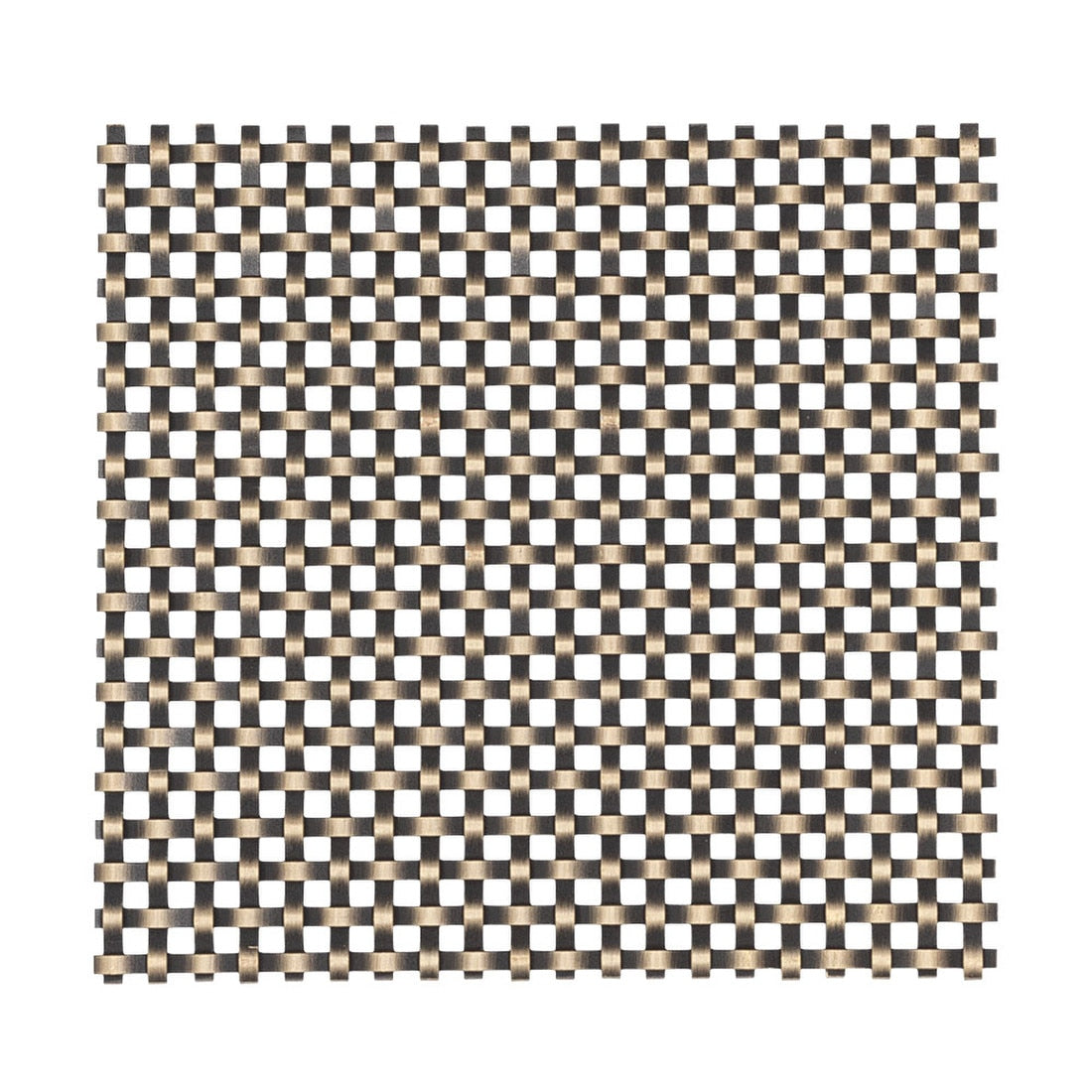 Antique Brass "Park" Woven Wire Mesh Screen - Rustike Home