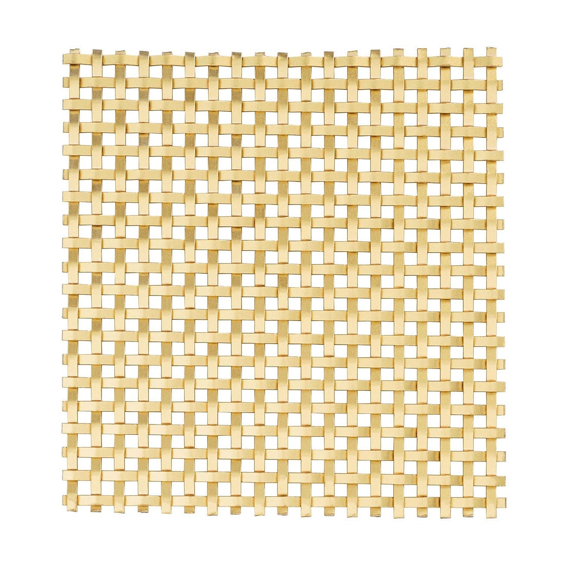 Satin Brass "Park" Woven Wire Mesh Screen - Rustike Home