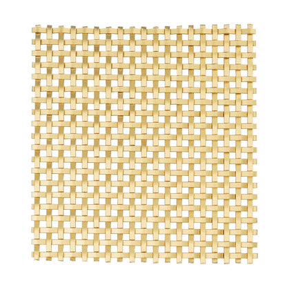 Satin Brass "Park" Woven Wire Mesh Screen - Rustike Home
