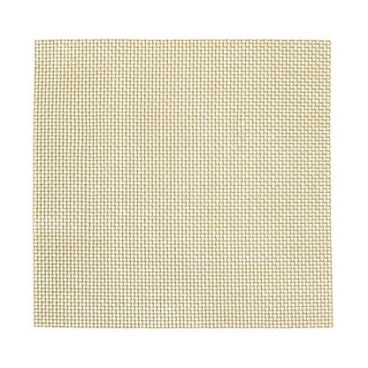 Bright Brass "Vail" Thin Woven Wire Mesh Screen