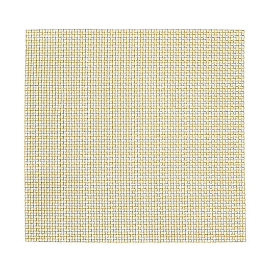 Bright Brass "Vail" Thin Woven Wire Mesh Screen