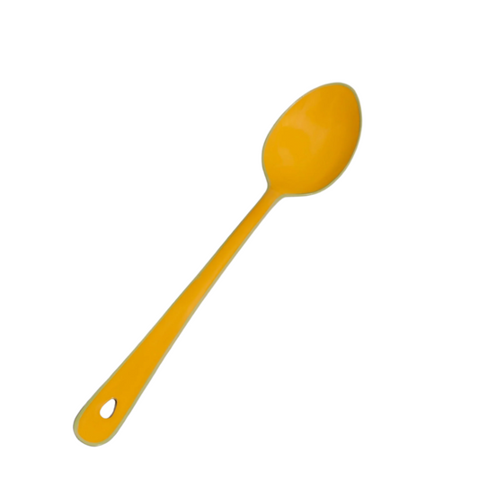 Vintage Enamel "Bright Mango" Mixing Spoon - Rustike Home