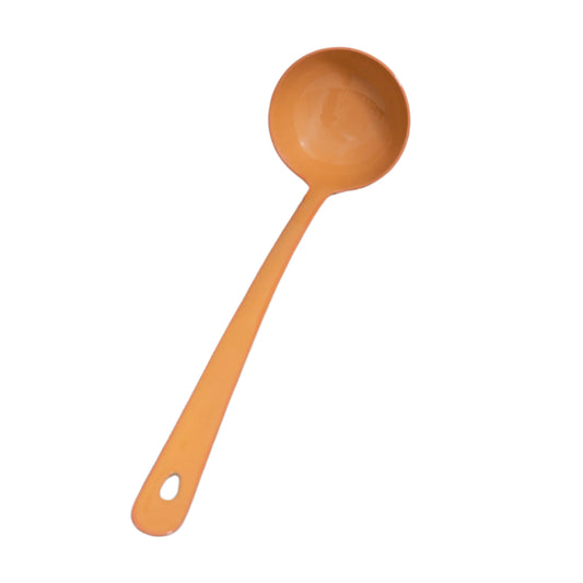 Vintage Enamel "Bright Tamarind" Ladle - Rustike Home
