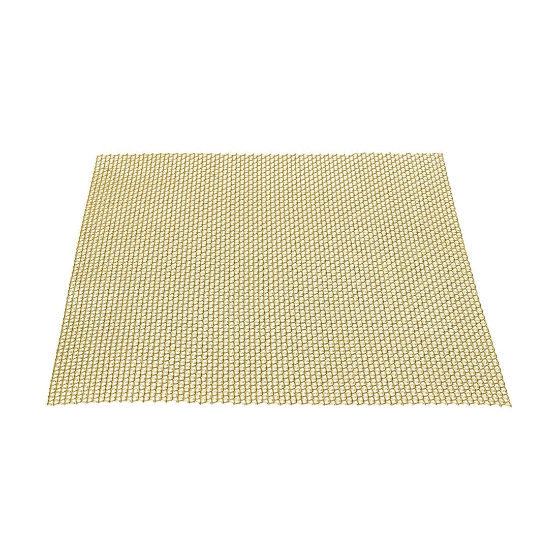 Bright Brass "Vail" Thin Woven Wire Mesh Screen
