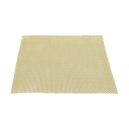 Bright Brass "Vail" Thin Woven Wire Mesh Screen