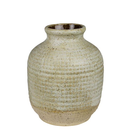 Round Rough "Umbria" Vintage Vase Home Decor - Rustike Home