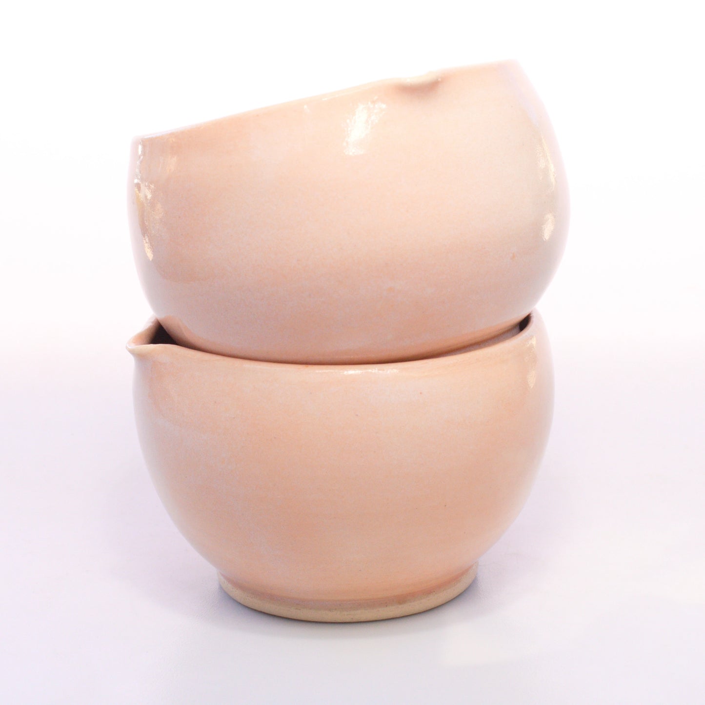 Powder Pink Matcha "Sakura" Bowl with Spout