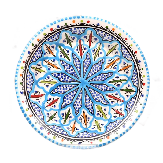11" Stoneware Dinner Plate, Rosette Dinnerware Set