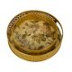 Green & Pink Floral Iron Tray Set of 2