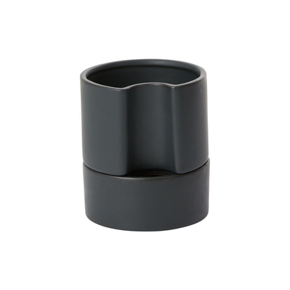 Jett Pot  White, Black Planter Pot for Plants | Home Decor - Rustike Home