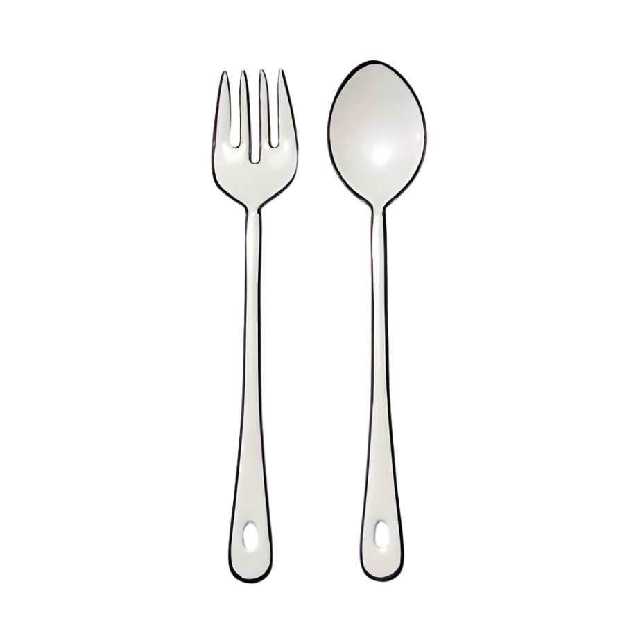 Vintage Enamel "Raine" Serving Set - Rustike Home