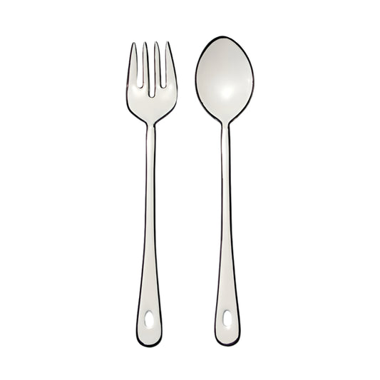 Vintage Enamel "Raine" Serving Set - Rustike Home